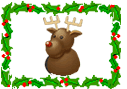 Disegni Renne di Natale