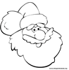 Disegno di Babbo Natale