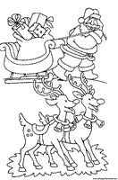 Renne e Babbo Natale